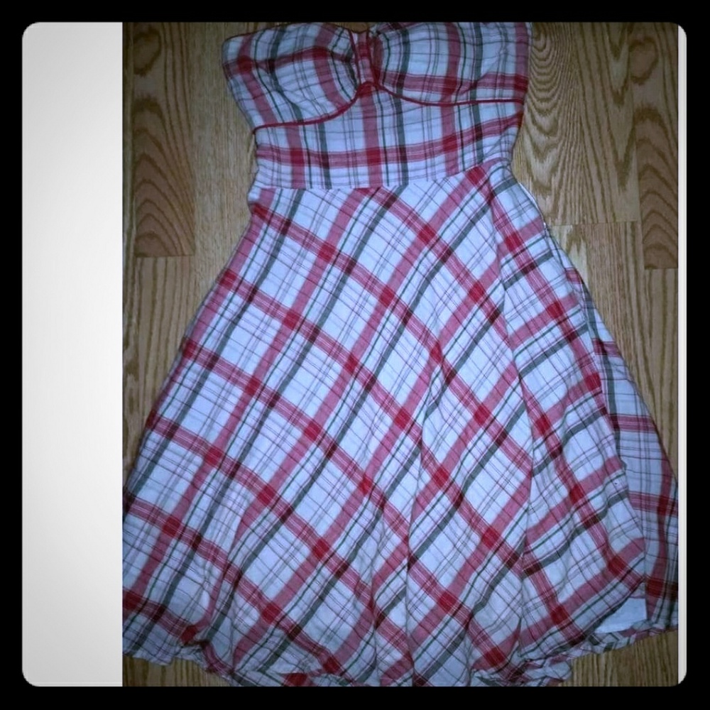 Strapless sun dress